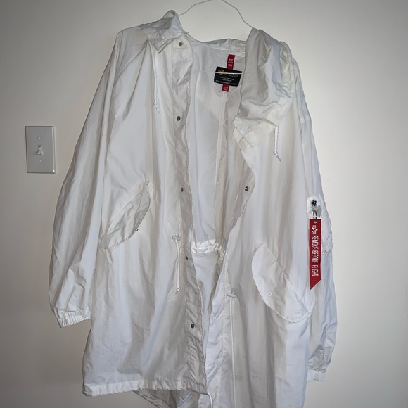 alpha industries raincoat